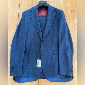 Brand New Spier and Mackay 100% Wool Navy Suit Size 36 Contemporary